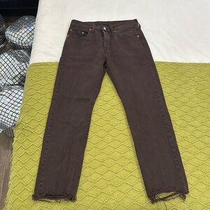 Levi’s 501 ankle jeans | brown | 30x30